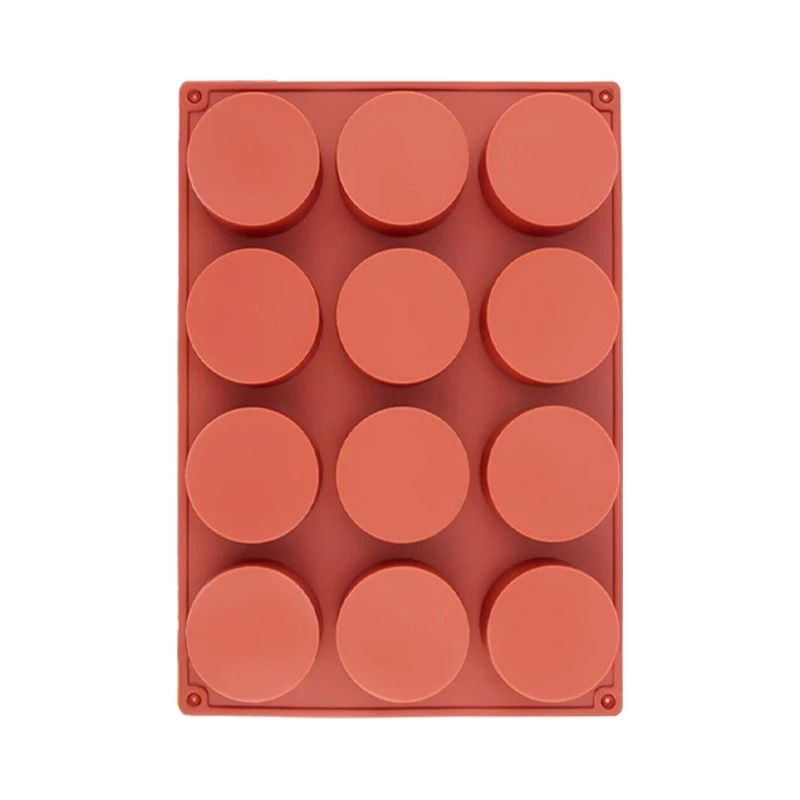 Silicone Cookie Moulds Heat Resistant Cylinder Chocolate Cover Cookie Mold For Muffins Cupcakes And 7