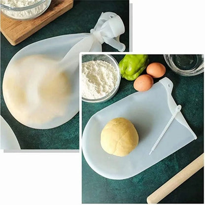 Silicone Kneading Dough Bag Versatile Dough Mixer For Bread Pastry Pizza And Tortilla 1