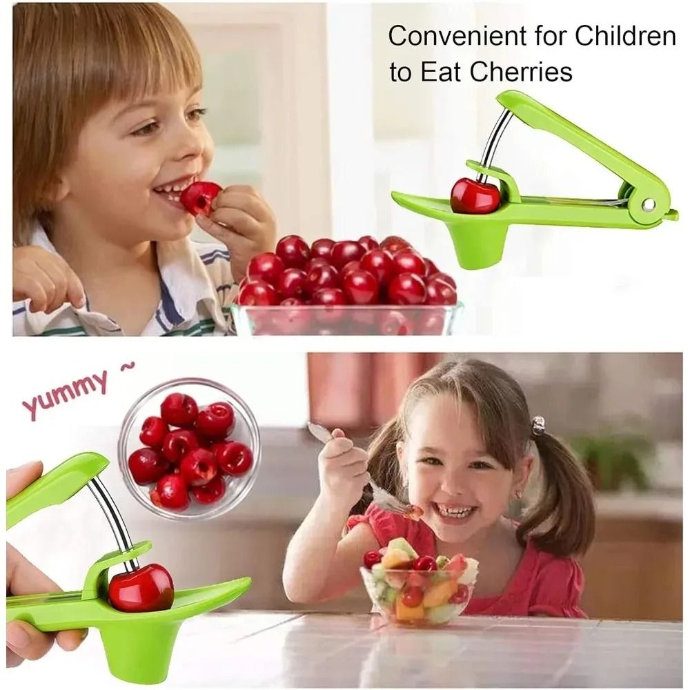 Heavy Duty Cherry Pitter Tool With Space Saving Lock Design 1