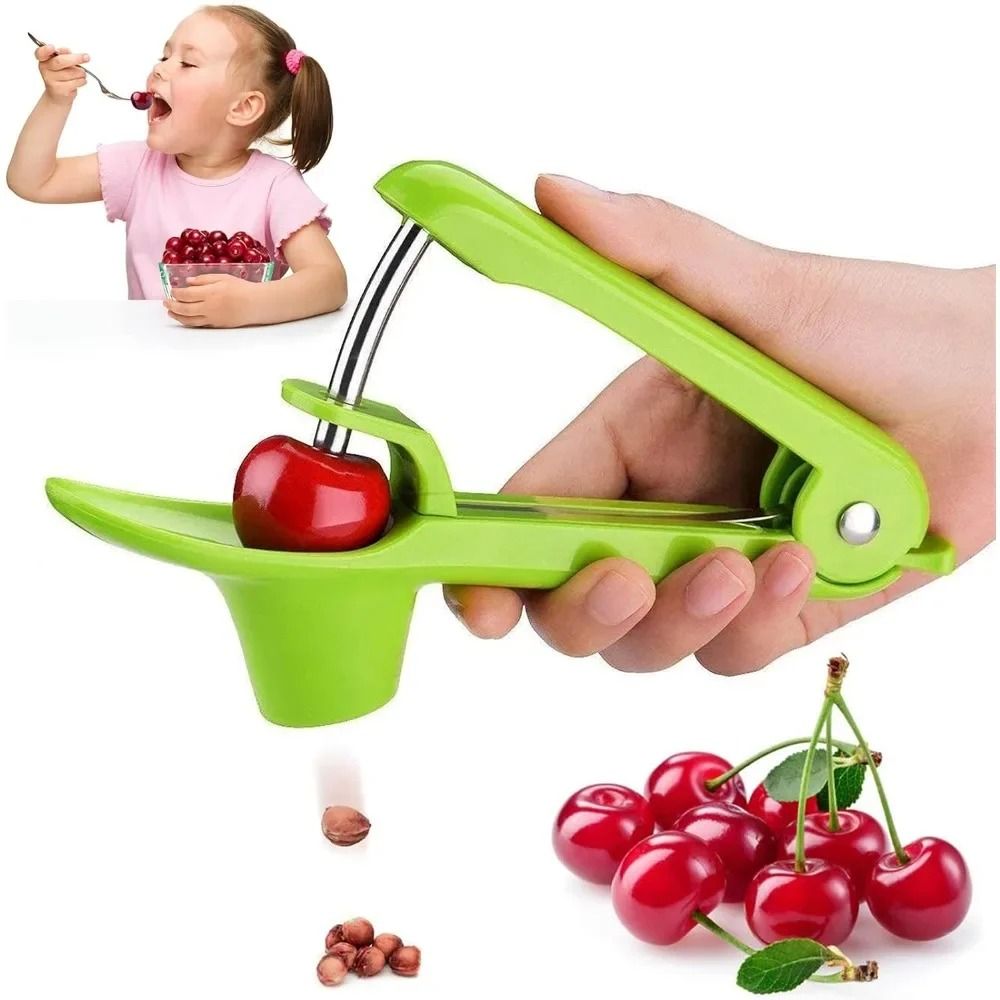 Heavy Duty Cherry Pitter Tool With Space Saving Lock Design 7