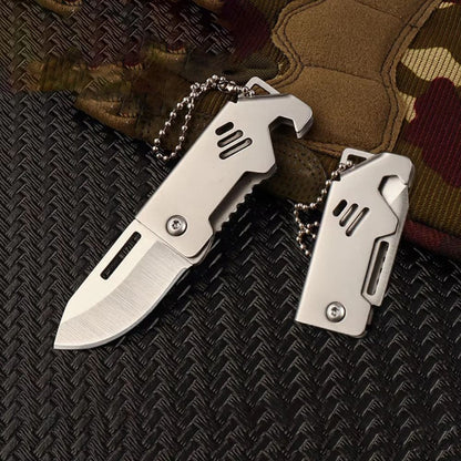 Mini Folding Survival Pocket Knife  Portable Outdoor Camping Pendant Tool 2