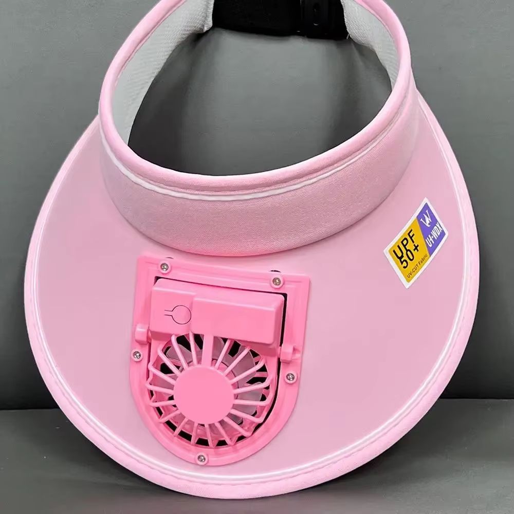 Summer Sun Protection Hat With USB Fan Large Brim Outdoor Sun Visor For Men And Women 10