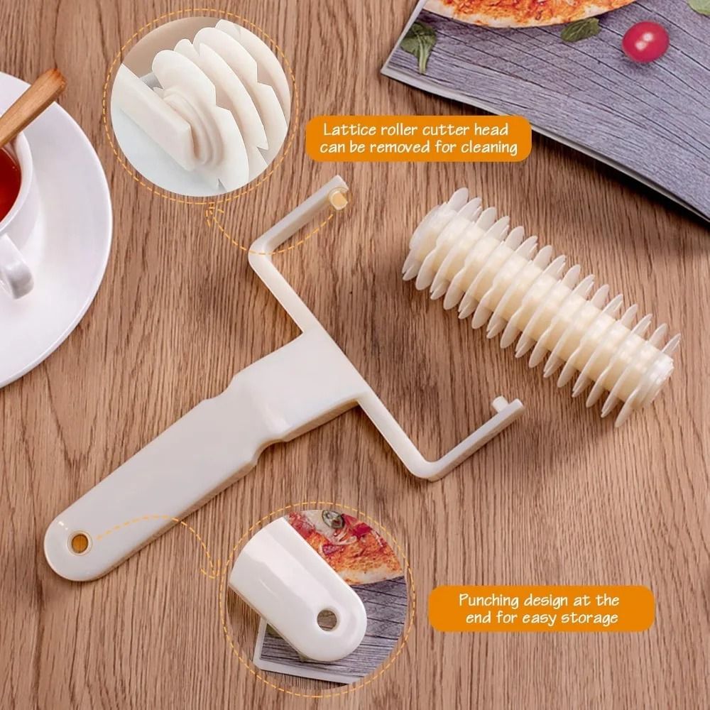 Lattice Roller Cutter For Pie Dough Cookies Pastry And Bread 3