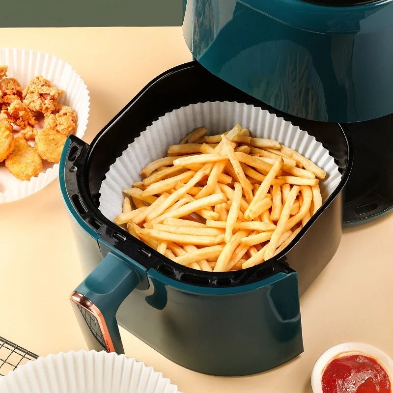 Air Fryer Food Pads Disposable Oil Absorbing Baking Paper Liners 1