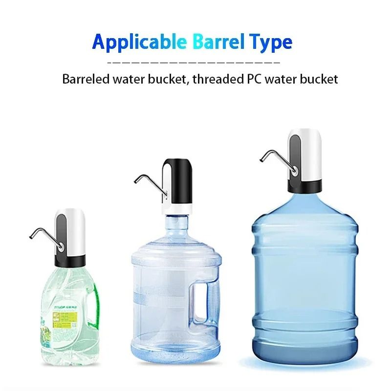 Electric Water Dispenser Pump Automatic USB Charging One Click Drinking Pump 2