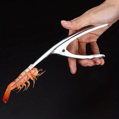 Stainless Steel Shrimp Deveining Tool Easy Shell Removal Kitchen Seafood Prep Gadget 1