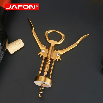 Dark Gold Wine Opener Wing Corkscrew With Bottle Opener 2