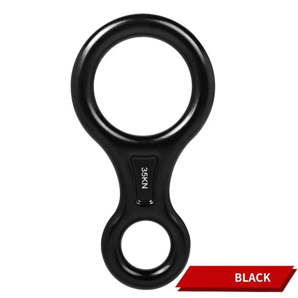 Aluminum Alloy Figure8 Ring Descender Device For Rock Climbing  Safety 6