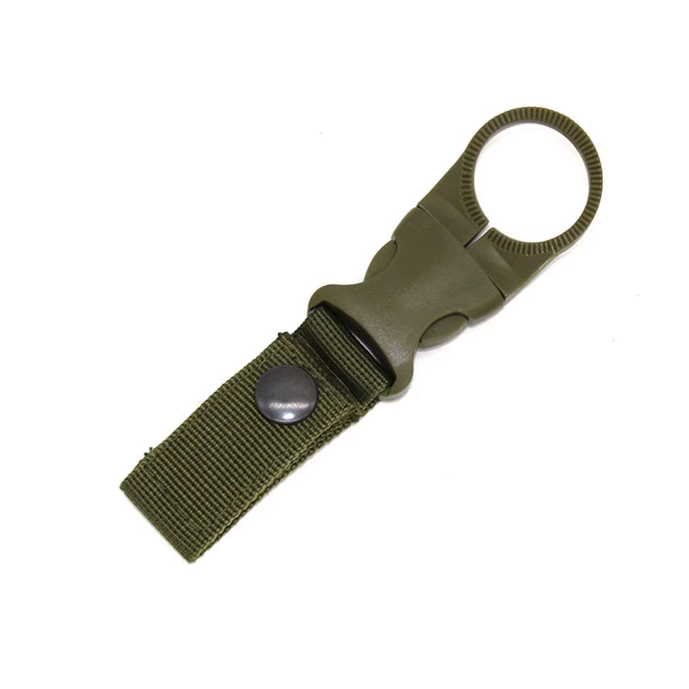 2Pack Quickdraw Carabiner Clip Set  Outdoor Hiking Camping Water Bottle Buckle Holder For MOLLE Web 2