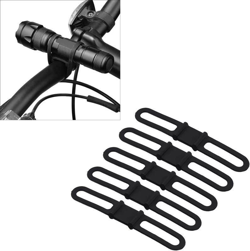 All-Ride Flexible Silicone Strap Set for Bike Light & Accessory Mount