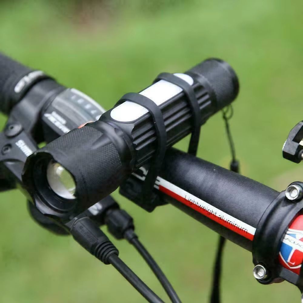 AllRide Flexible Silicone Strap Set For Bike Light  Accessory Mount 1