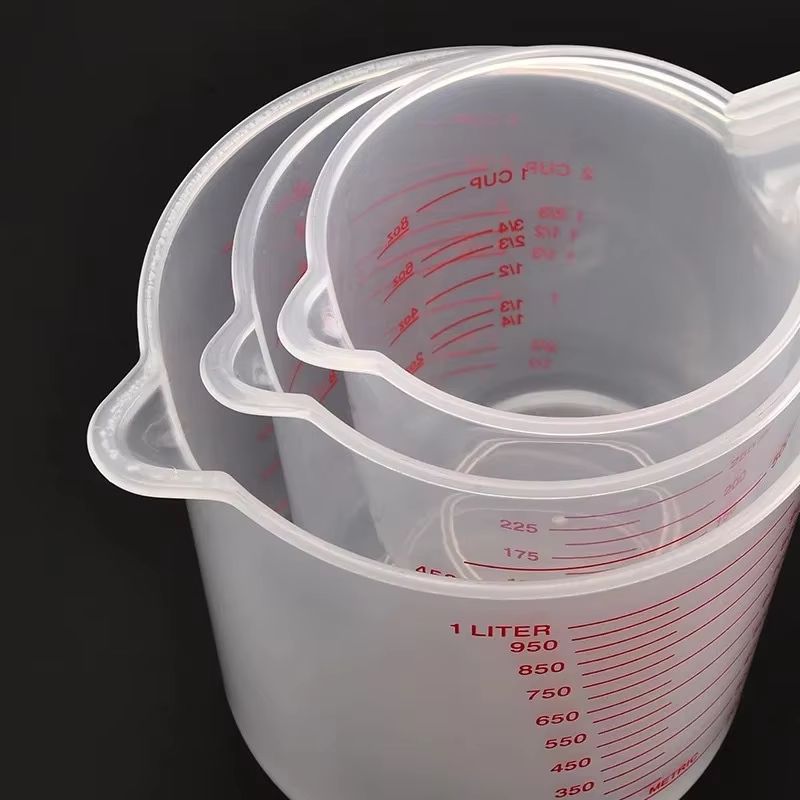 TripleCup Precision Kitchen Measuring Set 2505001000 Ml  Durable PVC Liquid  Dry Scale Cups 5