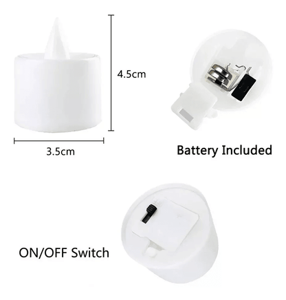 SoftGlow Battery LED Flameless Tea Candle Set 2