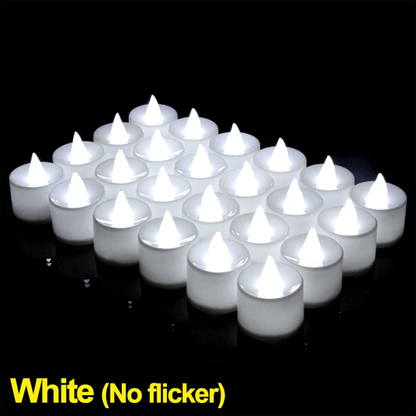 SoftGlow Battery LED Flameless Tea Candle Set 4