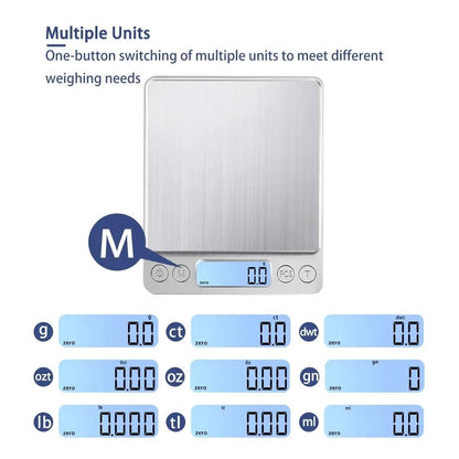 Digital Kitchen Scale 500g 001g Small Jewelry Scale With LCD And Tare 3