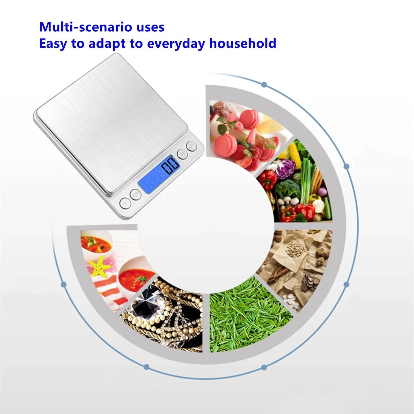 Digital Kitchen Scale 500g 001g Small Jewelry Scale With LCD And Tare 5