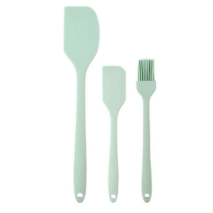 Silicone Spatula Set 3 Piece Non Stick Baking And Cooking Tools 6