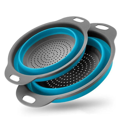 Transform Your Kitchen With Space Saving Foldable Strainers 8
