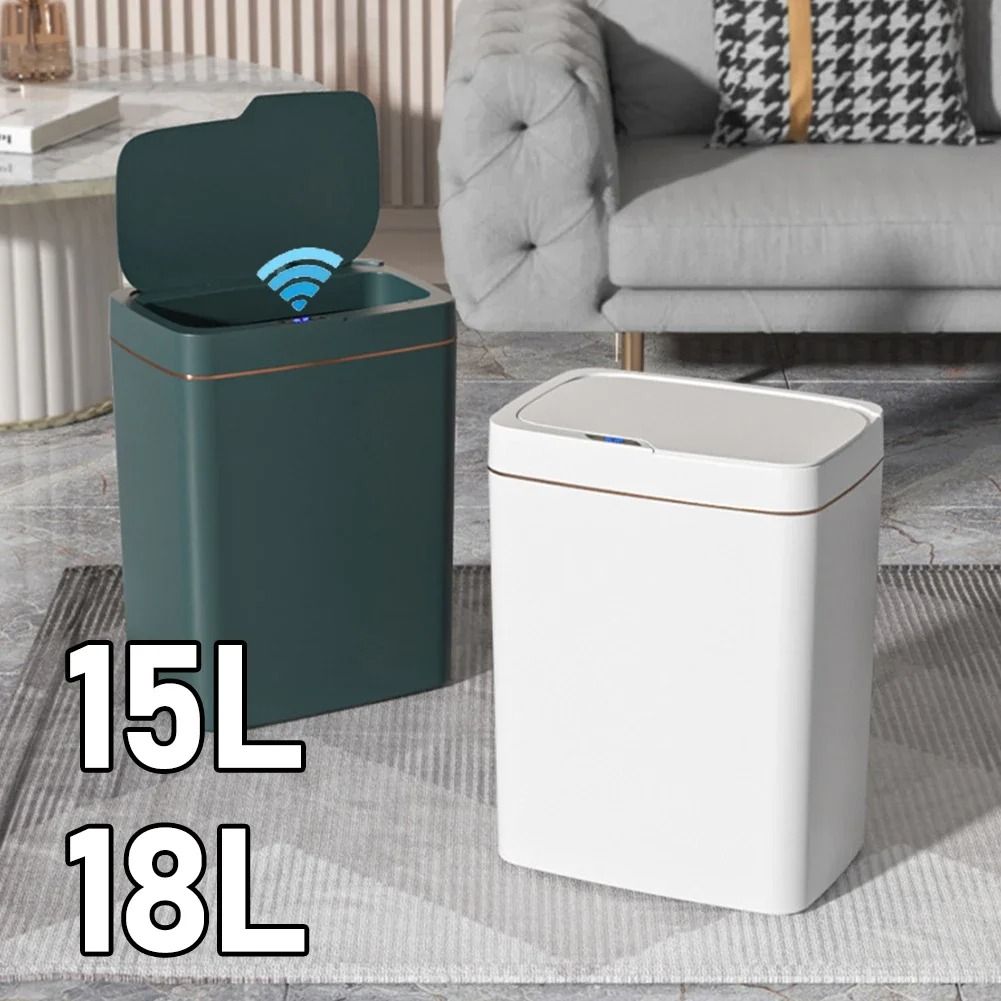 Smart Sensor Trash Can Touchless Automatic Waste Bin for Kitchen and Bathroom