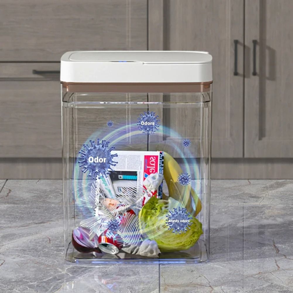 Smart Sensor Trash Can Touchless Automatic Waste Bin For Kitchen And Bathroom 4