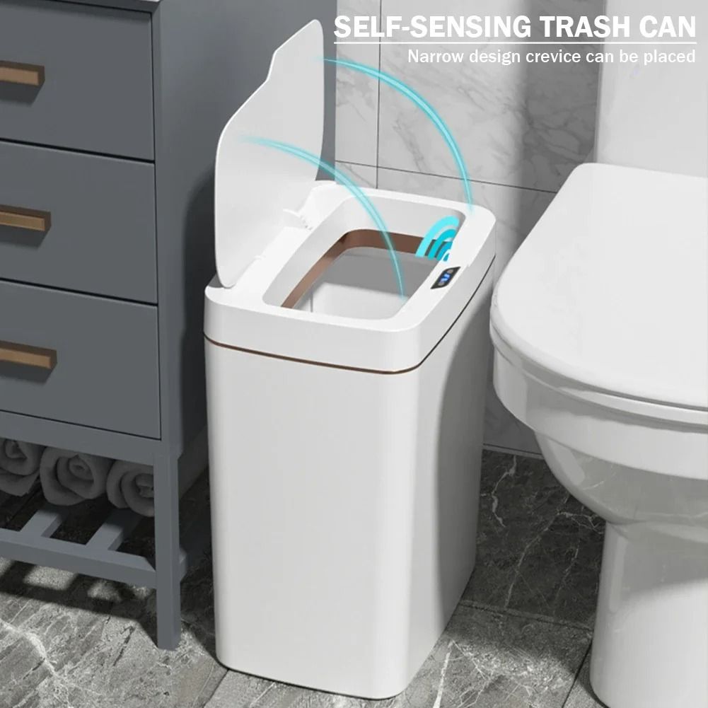 Smart Sensor Trash Can Touchless Automatic Waste Bin For Kitchen And Bathroom 5