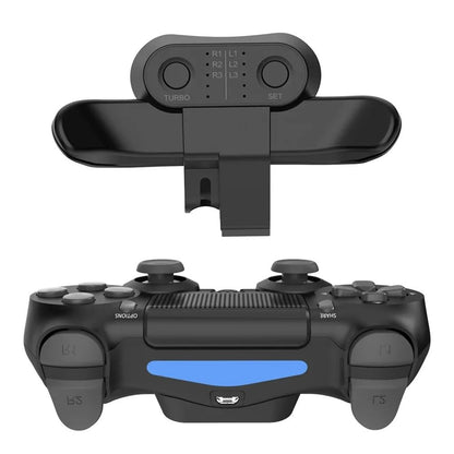 Game Controller Back Button Attachment with Turbo Function for PS4