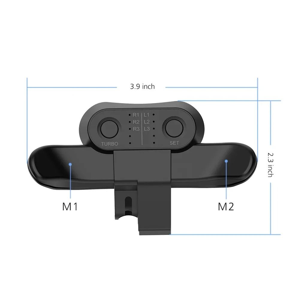 Game Controller Back Button Attachment With Turbo Function For PS4 5