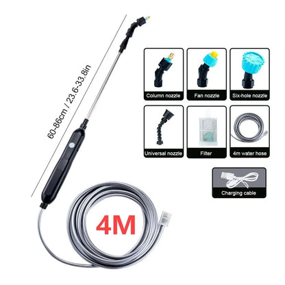 5L Electric Sprayer Automatic USB Rechargeable Garden Sprayer With Adjustable Nozzles 11