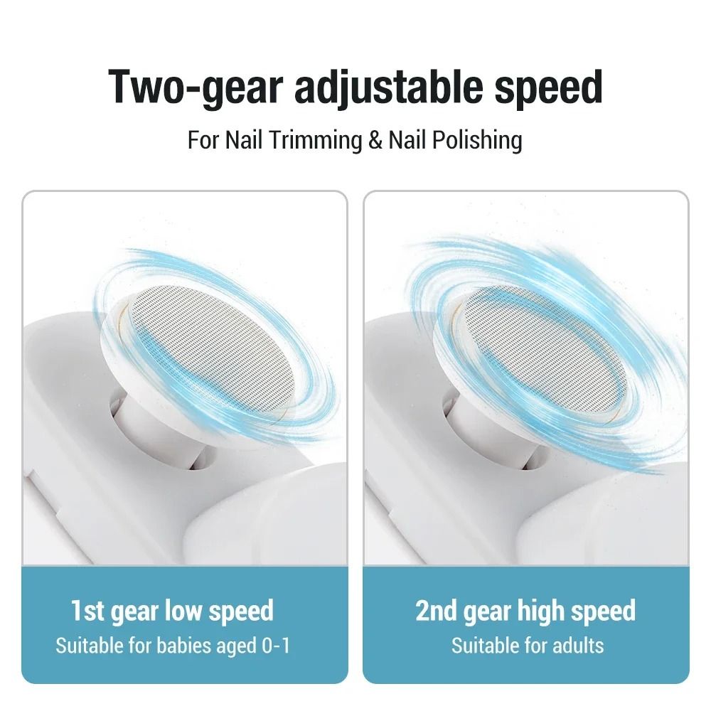 Electric Nail Clipper Grinding And Polishing Automatic Nail Trimmer 2