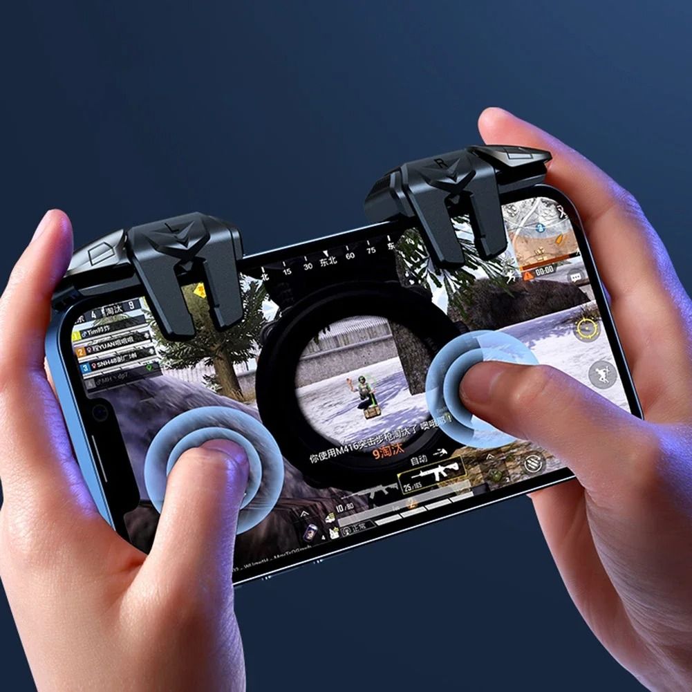 G21 Mobile Phone Game Trigger 6 Finger Aim Shooting Gamepad Joystick Controller 3