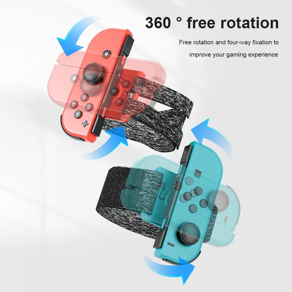 Controller Wristband Adjustable Game Wrist Straps 360 Rotation for Switch Gaming