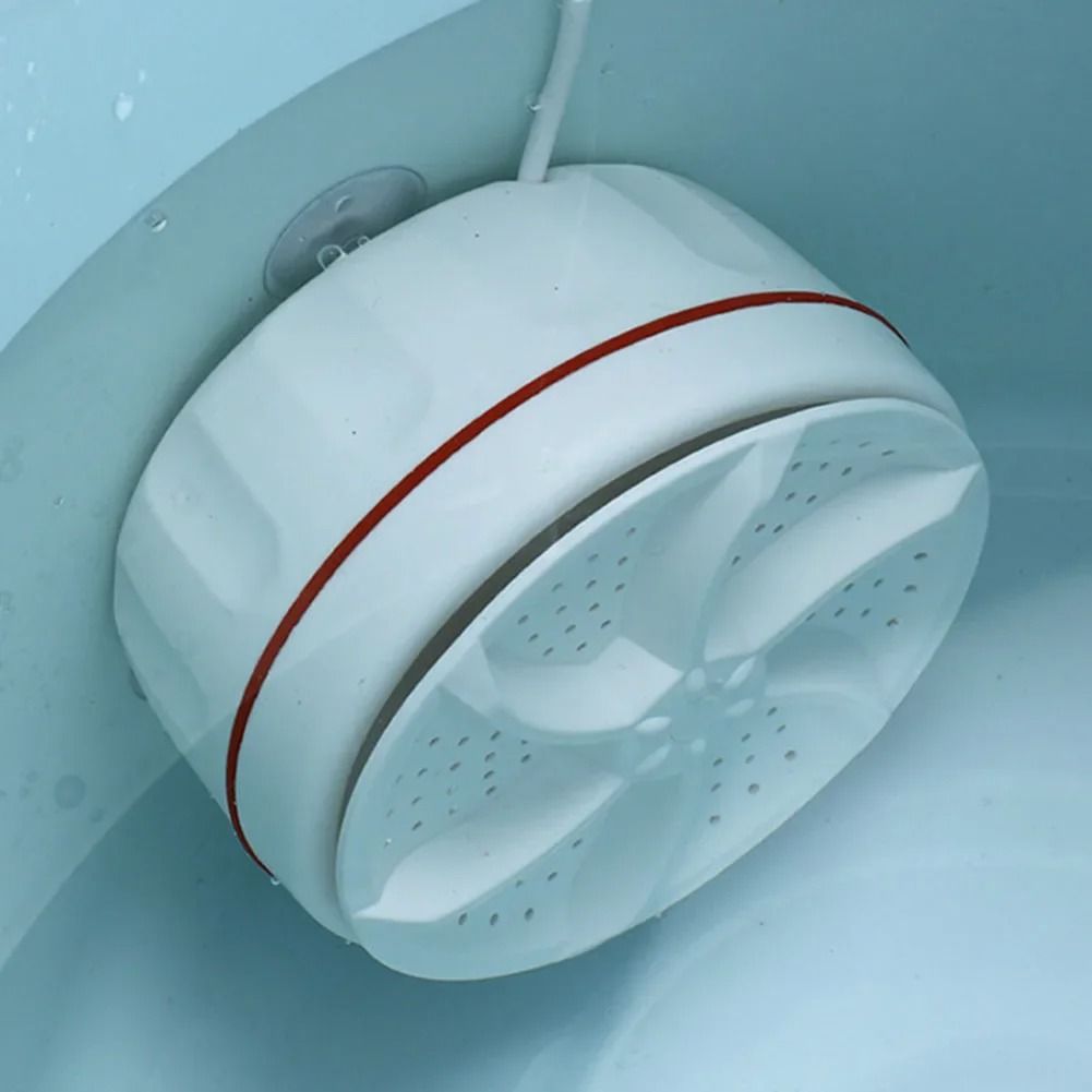 USB Travel Washer Turbine Machine Ultrasonic Bubble Mini Washer For Socks Underwear And Dishes 2