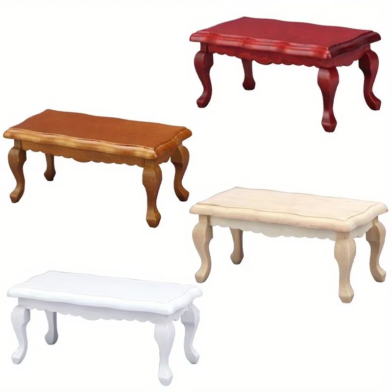 Mini Dollhouse Coffee Table Furniture Decor