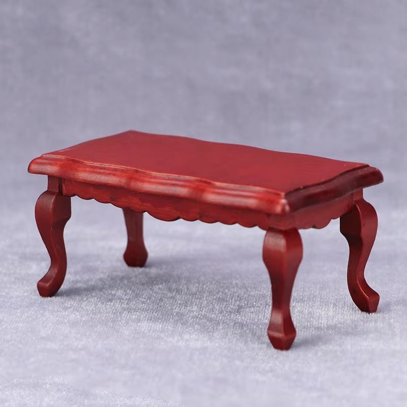 Mini Dollhouse Coffee Table Furniture Decor 3