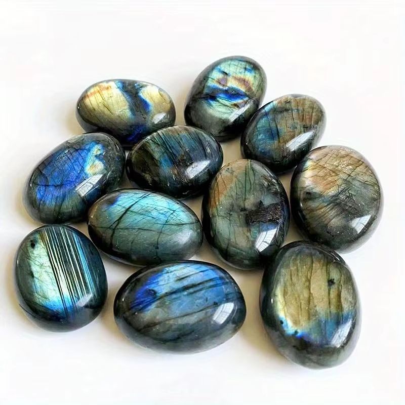 Natural Labradorite Moonstone Decorative Crystal