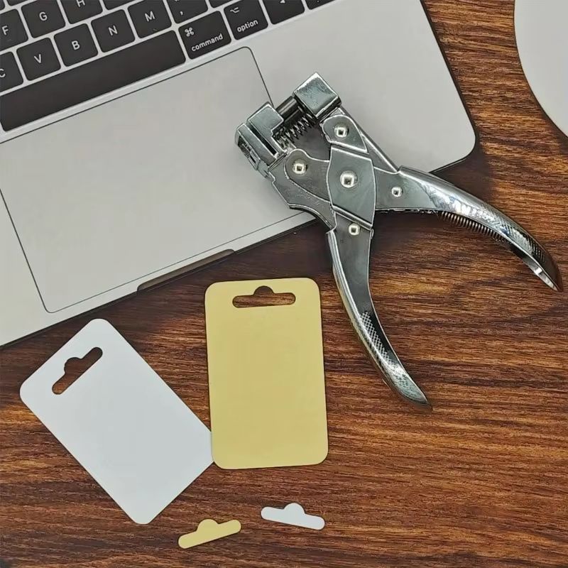 TSlot Shape Heavy Duty Tag Hole Punch For Paper Crafts And ID Cards 5