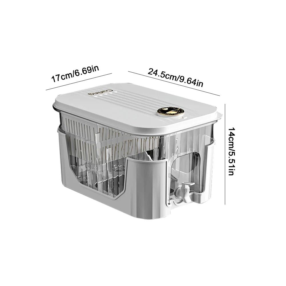 5L Refrigerator Juice Pitcher With Faucet And Bracket  Cold Water And Beverage Dispenser 5