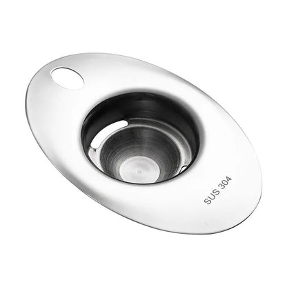Stainless Steel Egg White Separator  Ergonomic Yolk Filter Funnel Spoon Tool 8