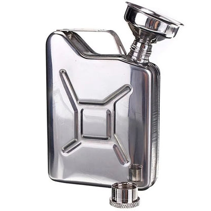 Stainless Steel Hip Flask 5 Oz With Funnel For Whiskey And Liquor 1