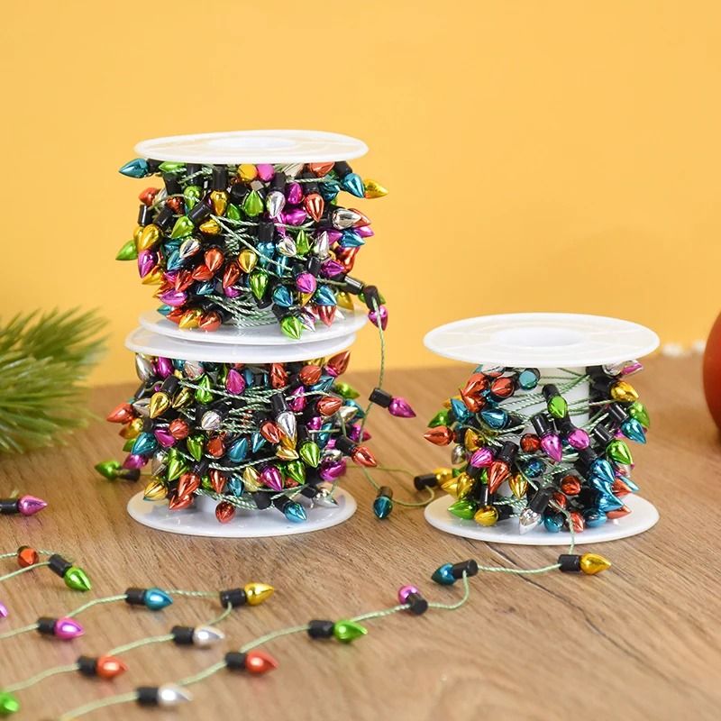 Colorful Mini Bulb String Garland  5M Decorative Craft Rope Not LED 1