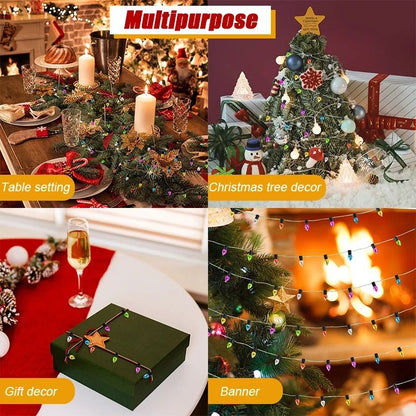 Colorful Mini Bulb String Garland  5M Decorative Craft Rope Not LED 3