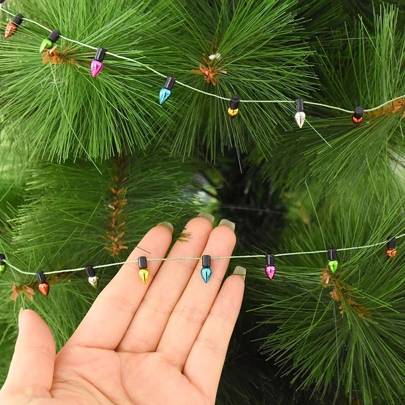 Colorful Mini Bulb String Garland  5M Decorative Craft Rope Not LED 4