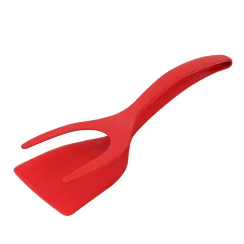 2in1 Nylon Flip Tongs With BuiltIn Egg Spatula And Steak Turner 8