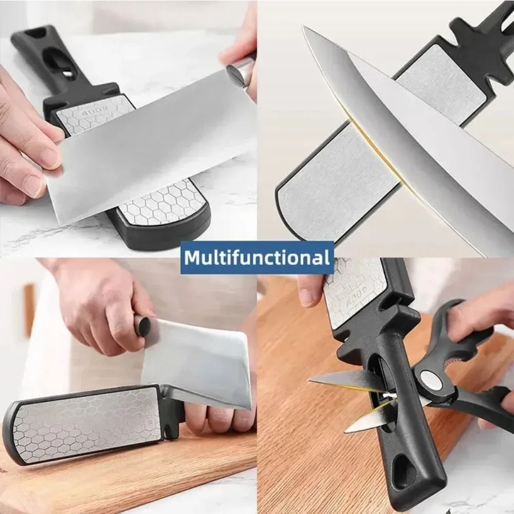 5in1 Diamond Knife Sharpener With 4001000 Grit Plates 3