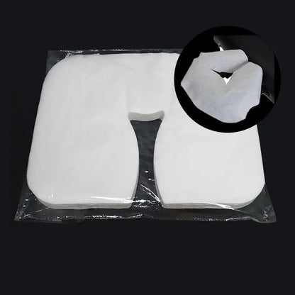Disposable Non Woven Headrest Pillow Covers For Beauty Spa And Salon Bed Tables 3