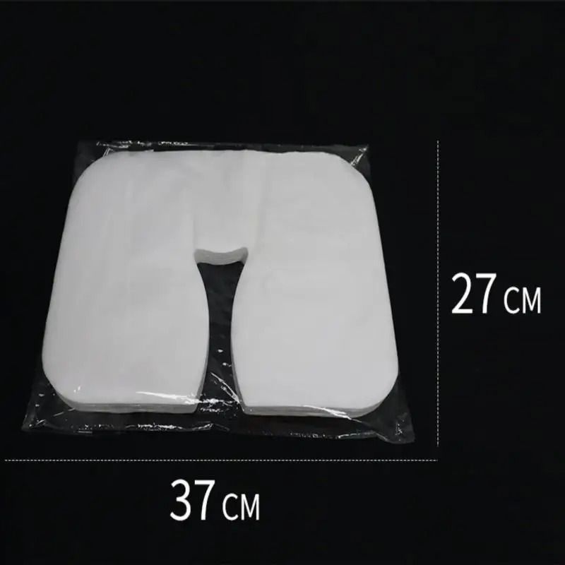 Disposable Non Woven Headrest Pillow Covers For Beauty Spa And Salon Bed Tables 5