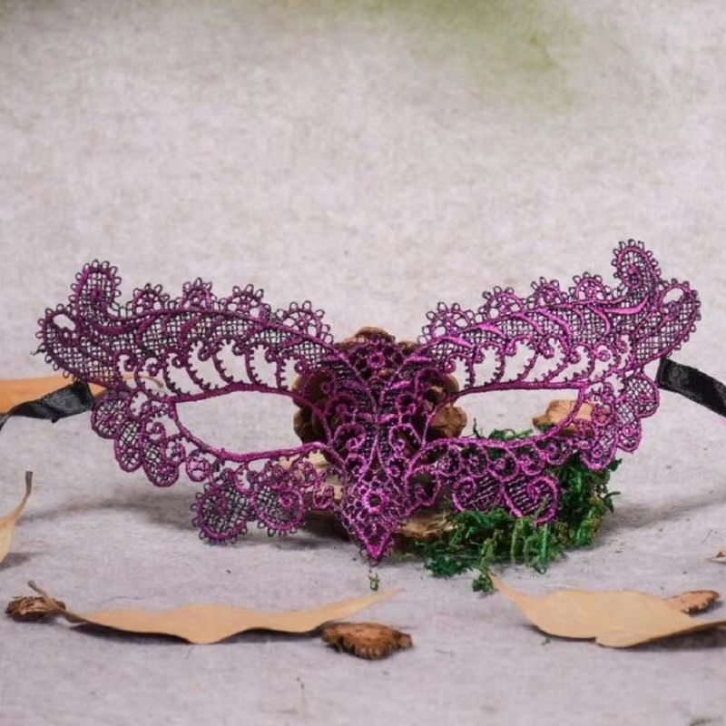 Women Lace Masquerade Eye Mask For Party And Halloween 4