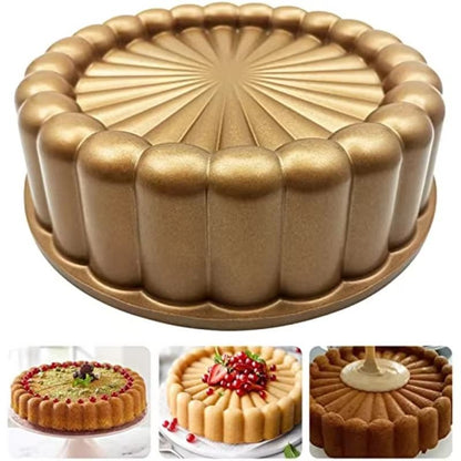 Charlotte Cake Mold Round Aluminium 3D Cake Pan 6