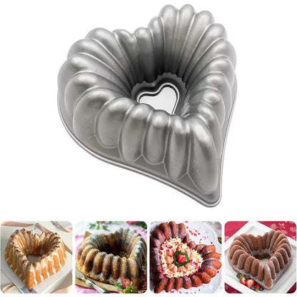 Charlotte Cake Mold Round Aluminium 3D Cake Pan 7