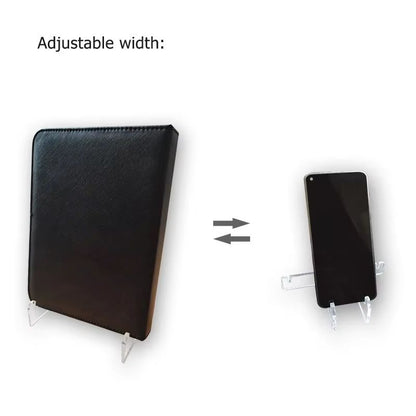 Acrylic Transparent Book Display Stand Vertical Picture Frame Bracket 3